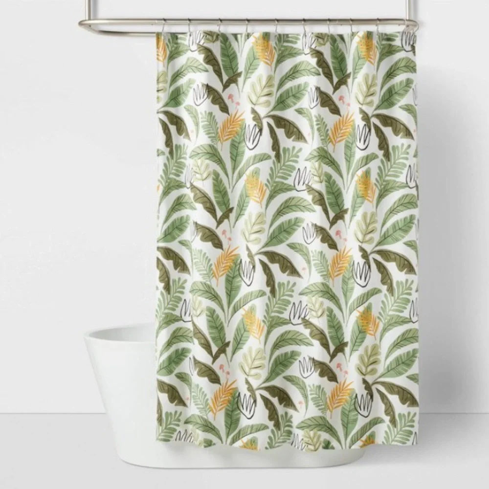 NWT Pillowfort Botanical Shower Curtain